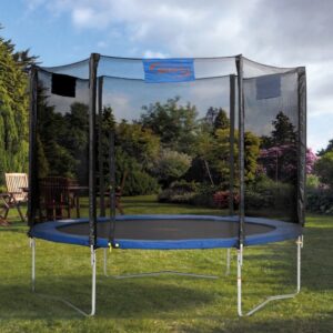 Fitness-Trampolin mit Sicherheitsnetz