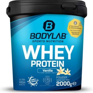 Whey-Proteinpulver (Vanille, 2 kg)